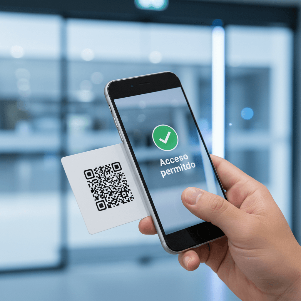 Escaneo de código QR para acceso